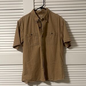 Blue mountain Men's Brown Casual Shirt